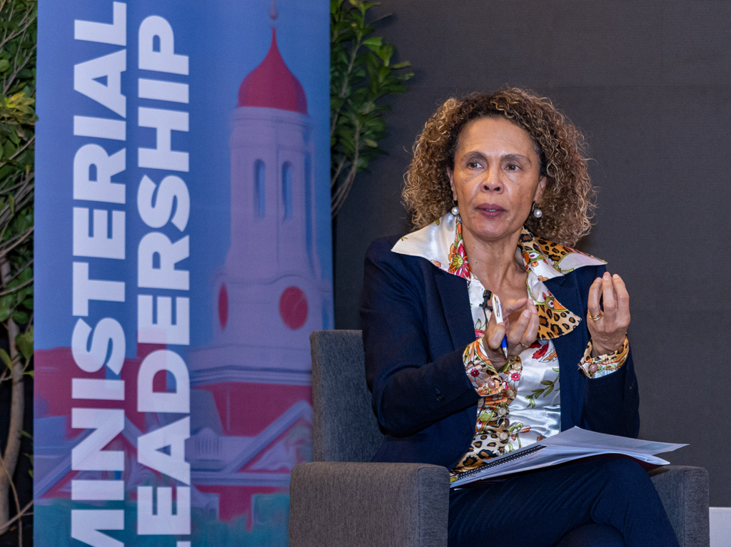Her Excellency Cristina Duarte, the UN Special Advisory for Africa and the Former Minister of Finance and Administration for Cape Verde, provides remarks during a panel discussion at the 2022 Harvard Ministerial Roundtable in Addis Ababa.